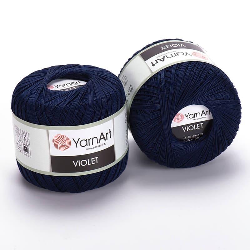 Пряжа YarnArt Violet 0066 Темно-синий