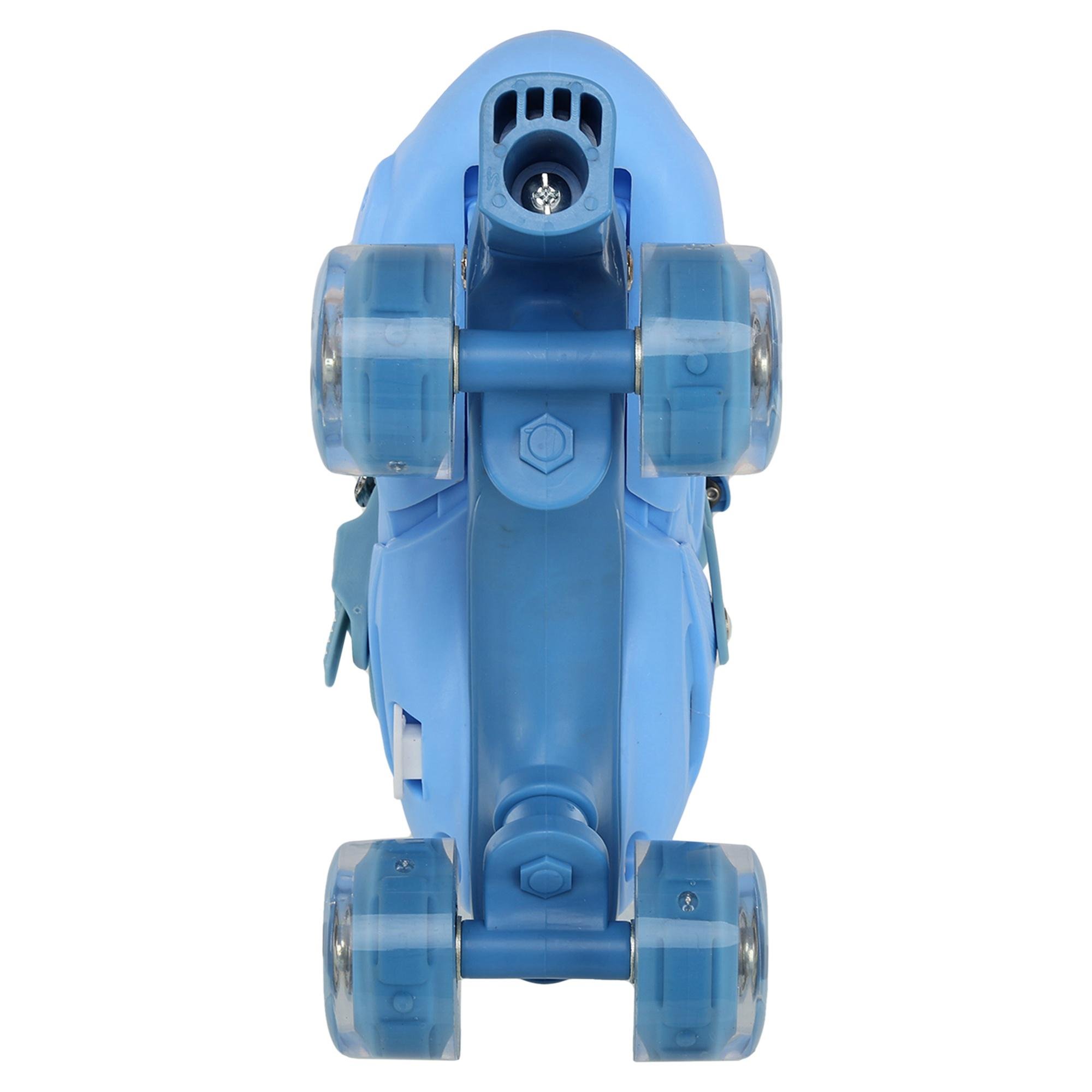 Ролики квады раздвижные FEI BAO 318-2 колеса светящиеся р. 35-38 Синий (318-2_Синий_M_(35-38) - фото 5 Ролики квады раздвижные FEI BAO 318-2 колеса светящиеся р. 35-38 Синий (318-2_Синий_M_(35-38) - фото 5