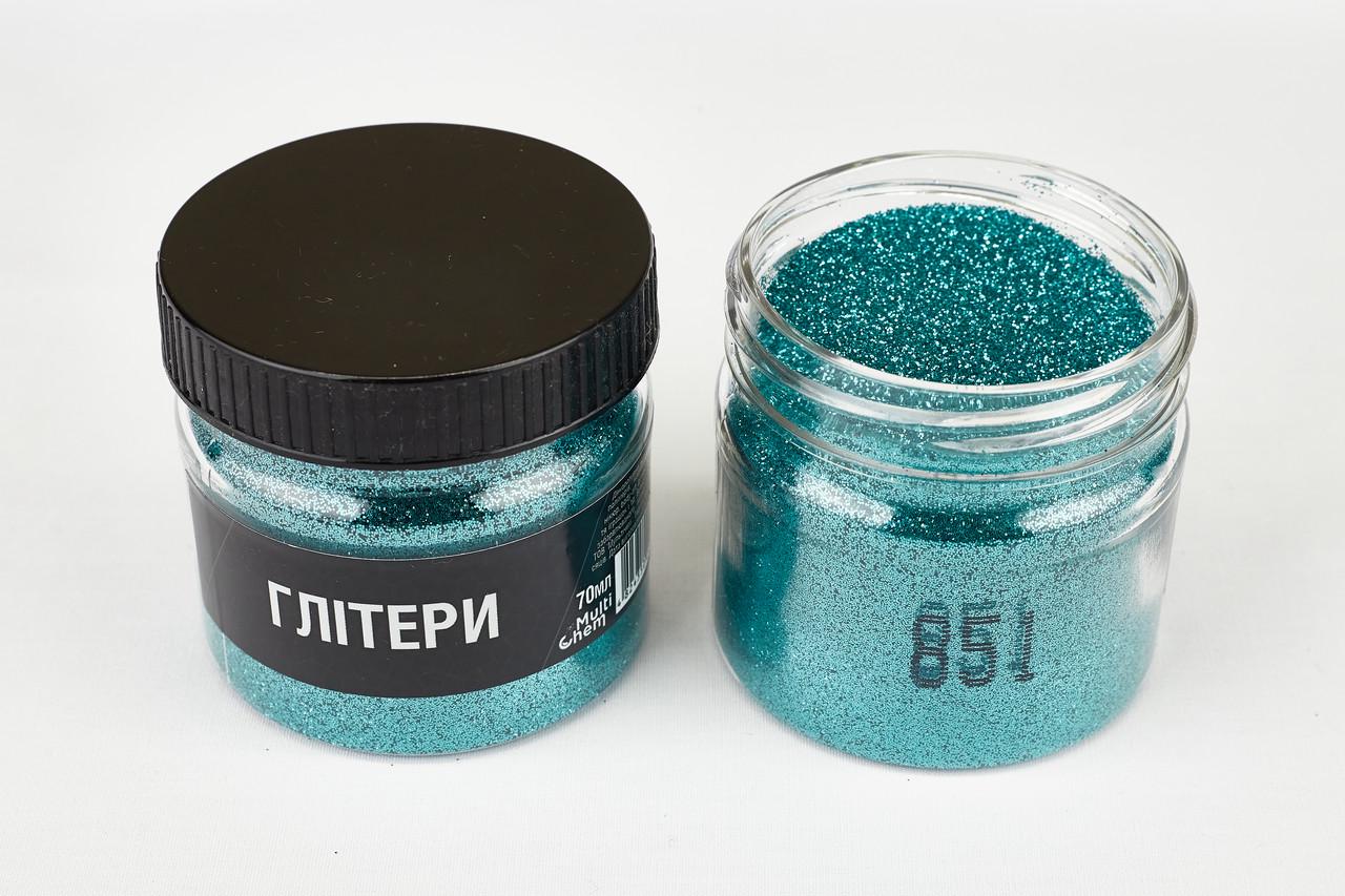 Глітер 851 0,2 мм 1/128 70 мл Світло-зелений (078512) - фото 2 Глітер 851 0,2 мм 1/128 70 мл Світло-зелений (078512) - фото 2