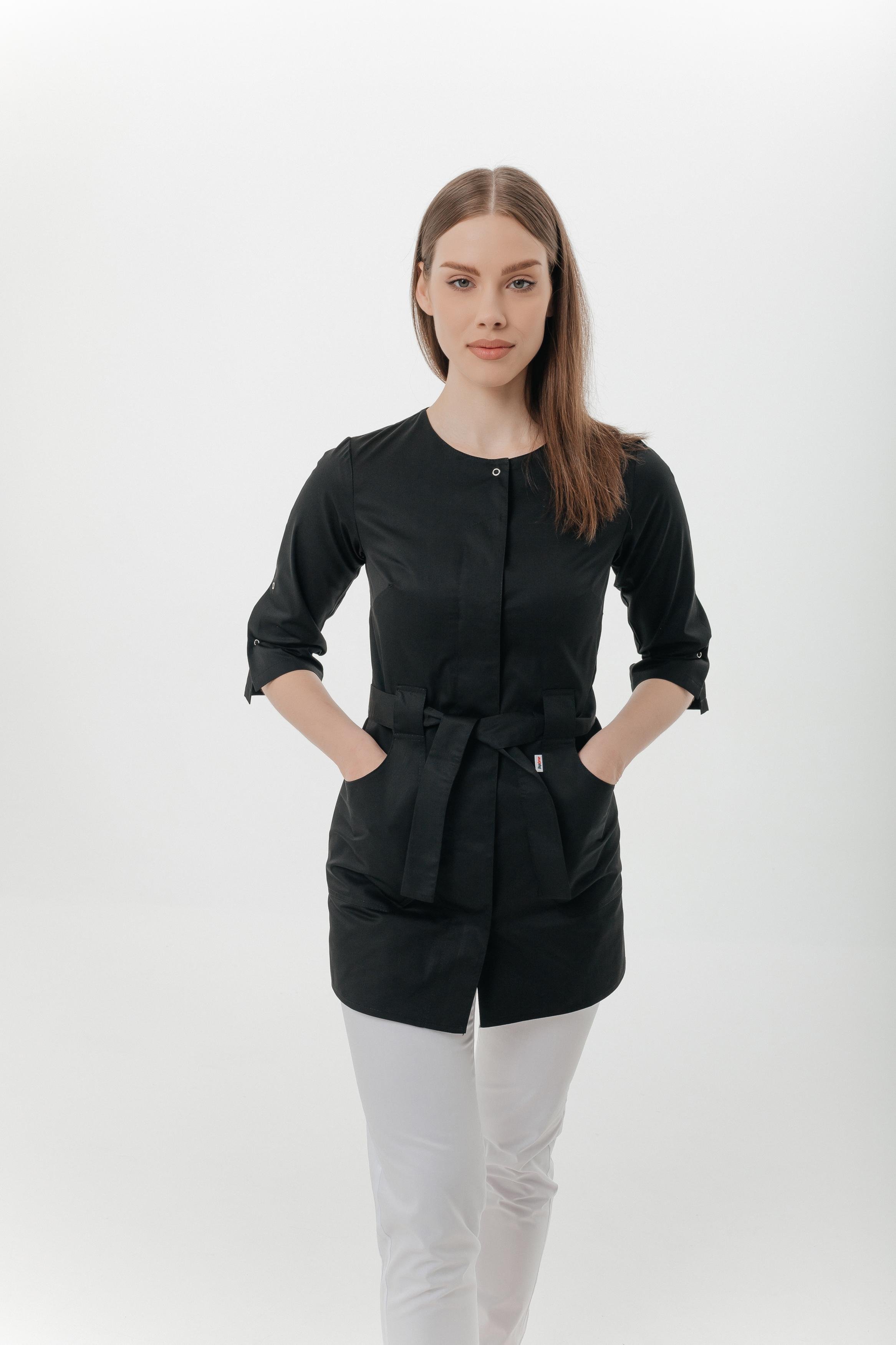 Халат-туника Касабланка р. 44 Черный (434445-44)