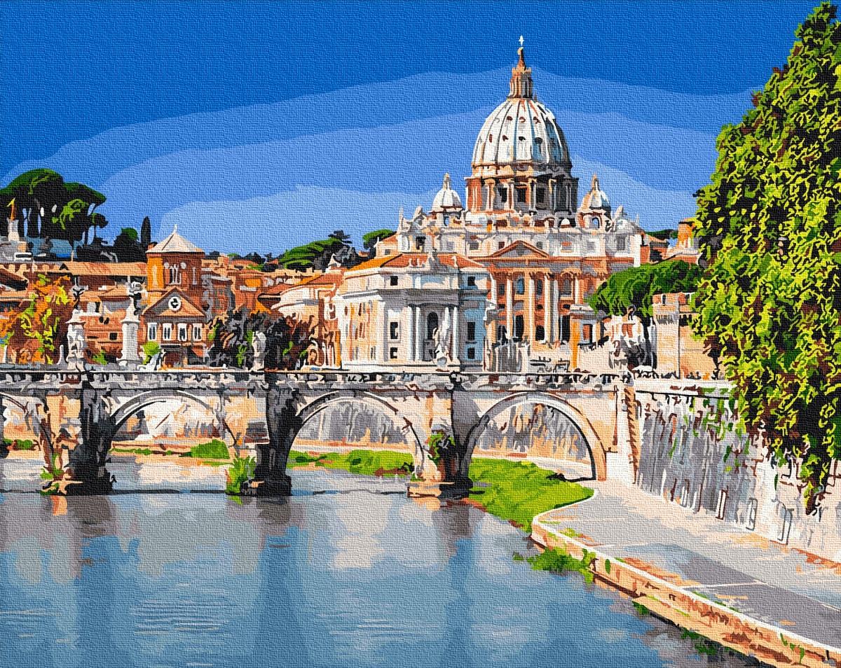 Картина по номерам Brushme GX28759 Базилика Святого Петра 40x50 см (1317549019) Картина по номерам Brushme GX28759 Базилика Святого Петра 40x50 см (1317549019)