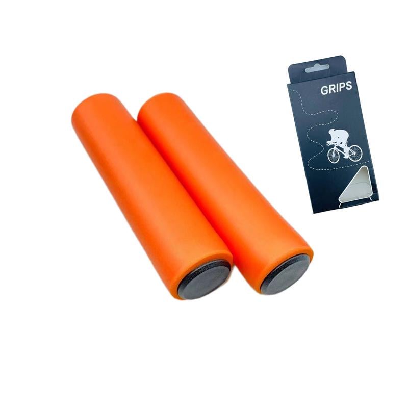 Гріпси керма GRIPS із силіконовим покриттям 2 шт. Помаранчевий