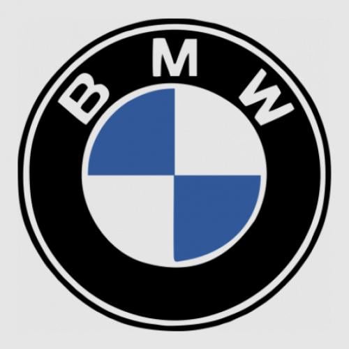 Стикер BMW 50x49,9 см Черный с белым/Синий (21562768)