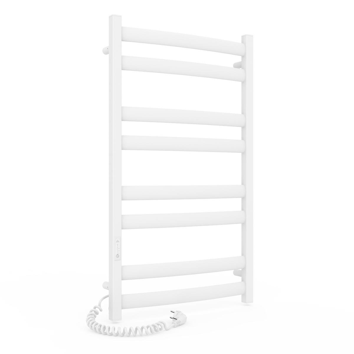 Полотенцесушитель электрический для ванной Laris Зебра Атлант ЧФ6 500х900 мм Е из стали Белый (147-127-77700098)