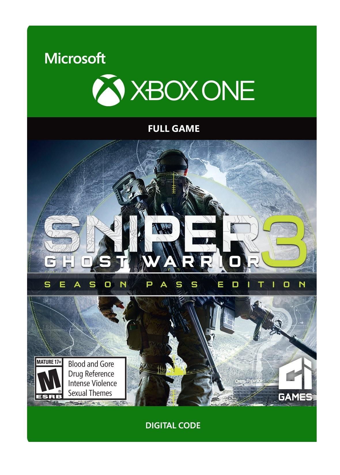 Карта оплати Sniper Ghost Warrior 3 Season Pass Edition для Xbox One