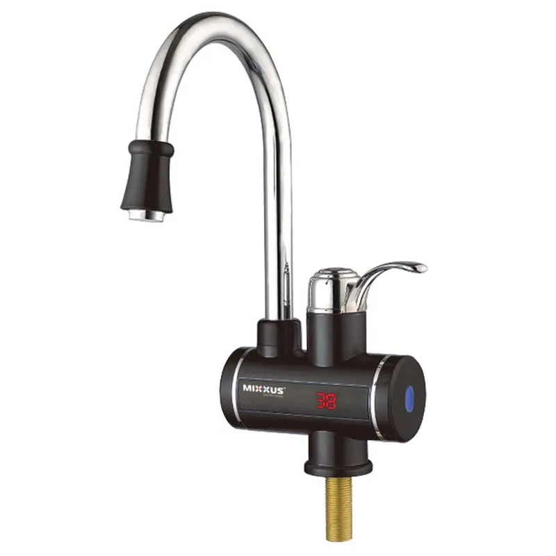 Проточный водонагреватель MIXXUS Electra 240-E с индикатором температуры Черный (OL-MI2828)