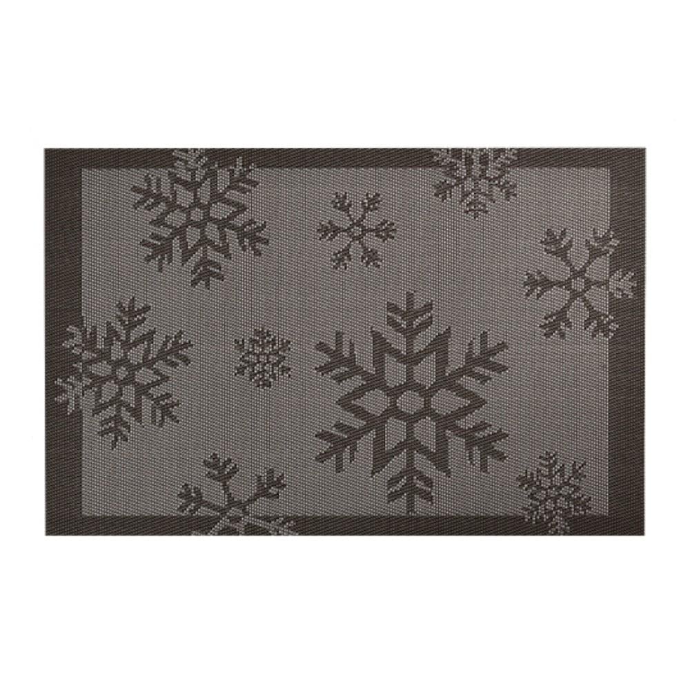 Набір серветок для сервірування R33654 ПВХ 6 шт. 30х45 см Чорний (32202168)