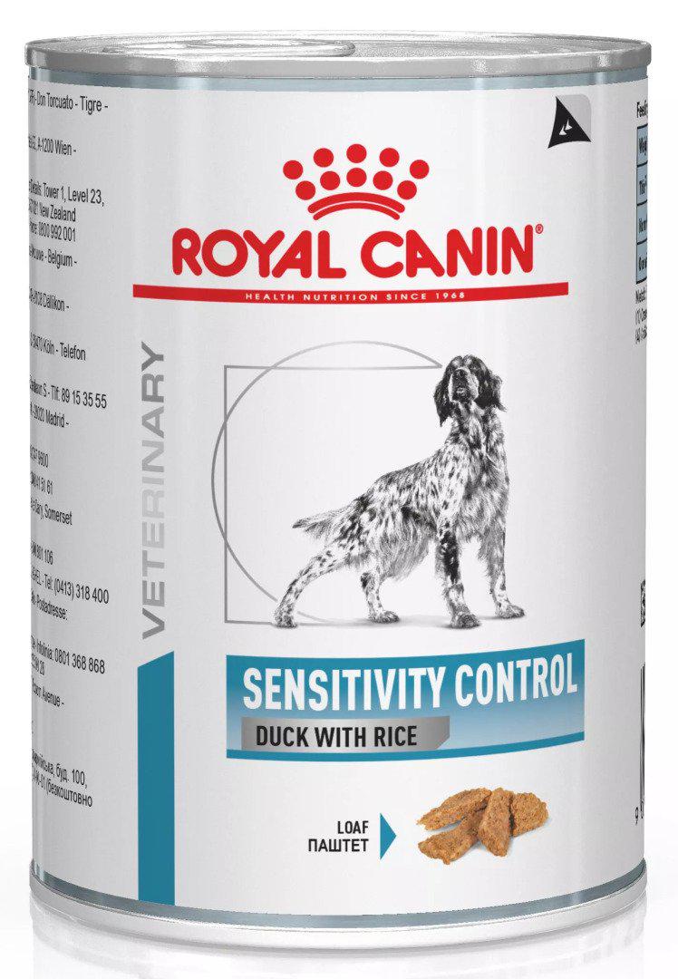 Корм вологий для собак Royal Canin Sensitivity Control Duck Dog Cans 410 г (9003579026625)