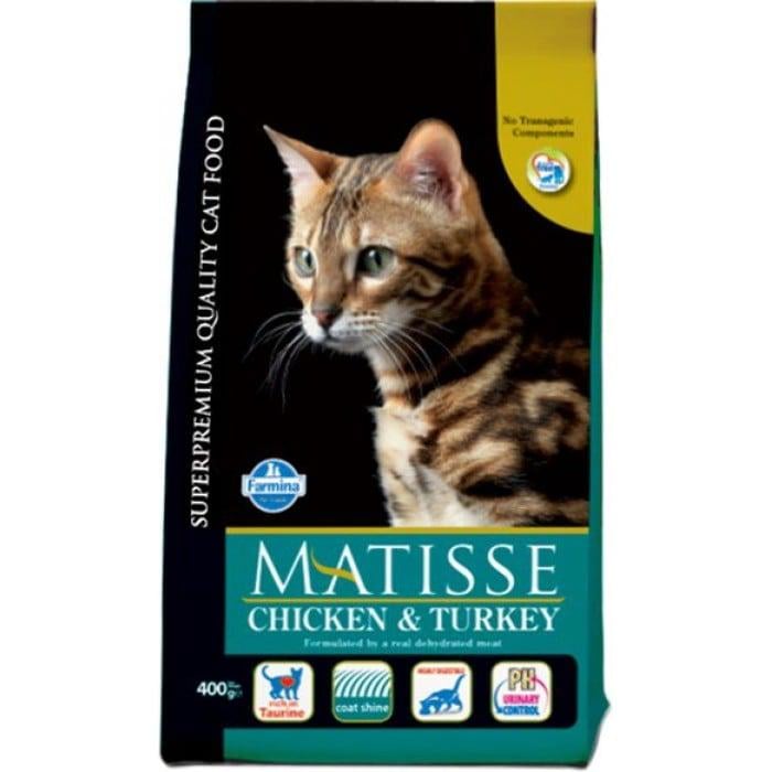 Корм сухой для кошек Farmina MATISSE CHICKEN&TURKEY 400 г (172671)