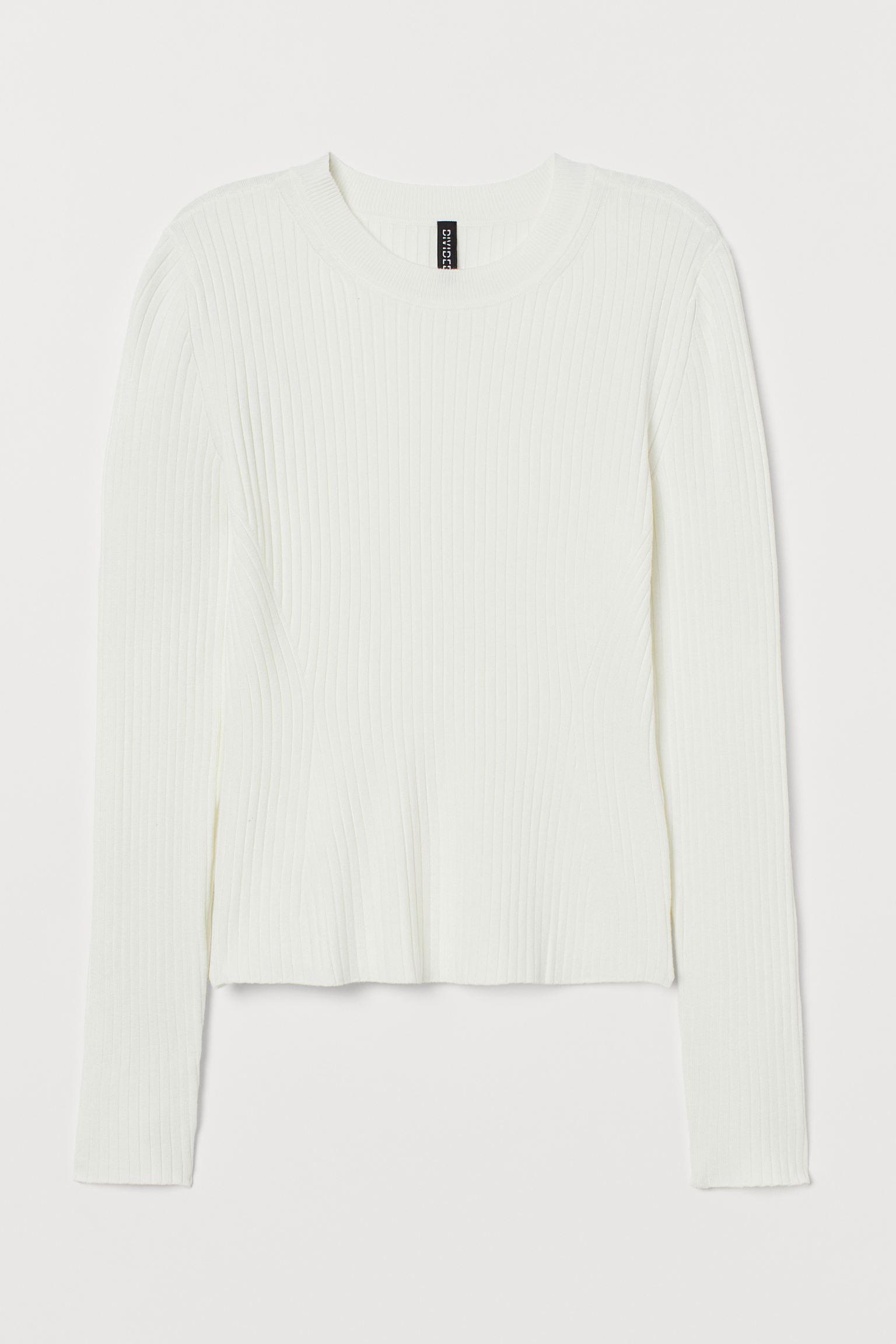 Джемпер женский H&M L Белый (5741091b45)