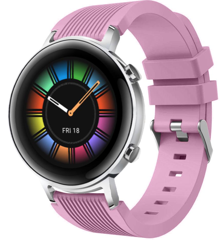 Ремешок Line для Huawei Watch GT 2 42 мм Pink (19430) - фото 1 Ремешок Line для Huawei Watch GT 2 42 мм Pink (19430) - фото 1