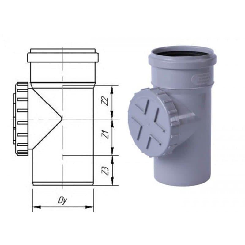 Ревизия внутренней канализации ИнтерПласт d 50 мм - фото 2