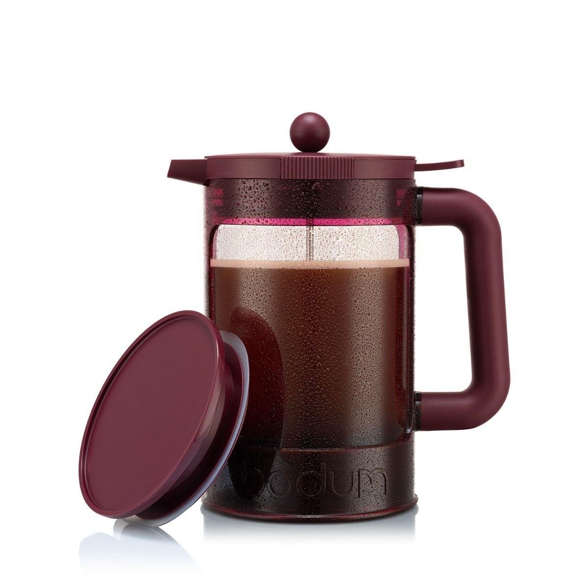 Кавоварка холодного заварювання Bodum BEAN з додатковою кришкою 1,5 л (K11683-751S)