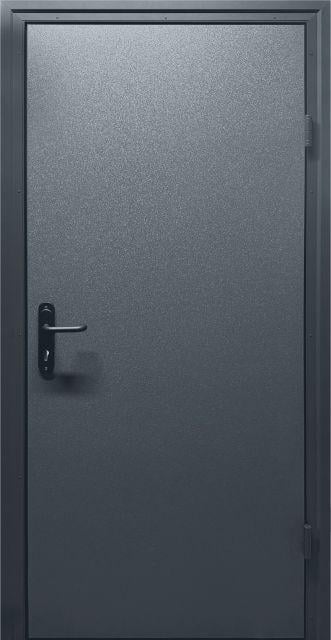 Дверь входная техническая CITY TECHNO 2 860x2050 мм Антрацит (12975)
