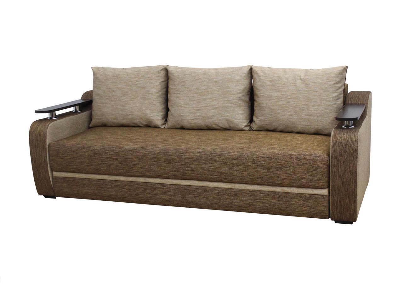 Диван Garnitur.plus Браво 95х250х100 см Коричневий (DP-98)