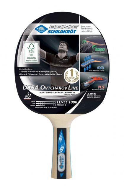 Ракетка для настольного тенниса Donic Ovtcharov 1000 (7450694)