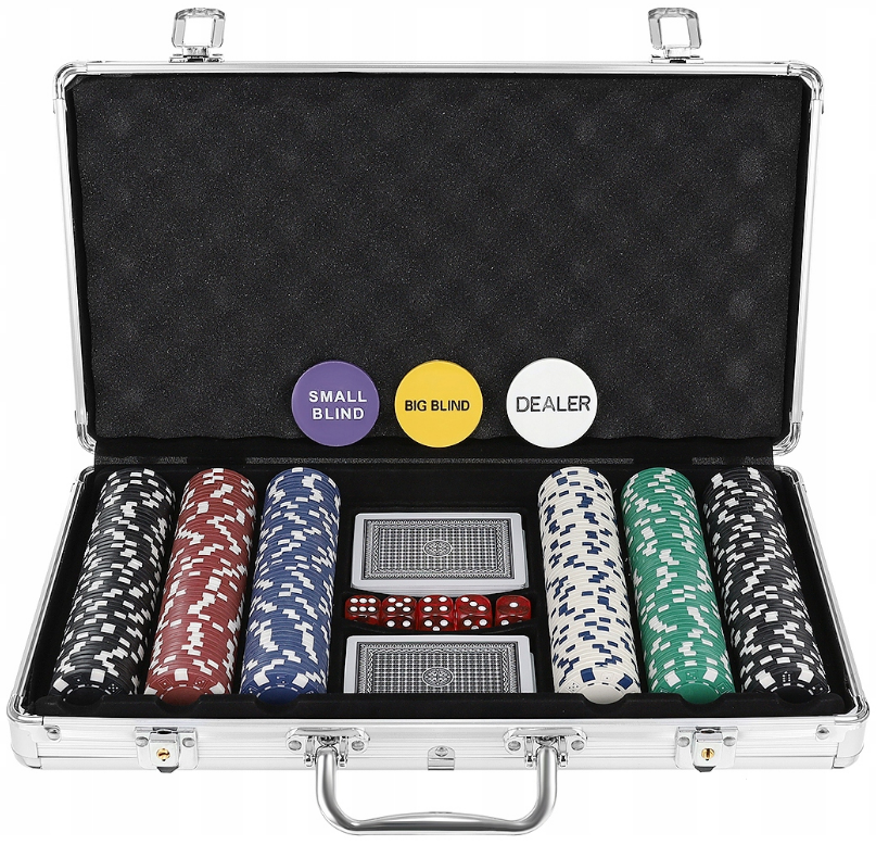 Набір для покера Texas Poker 300 фішок/кейс Iso Trade (30291885)