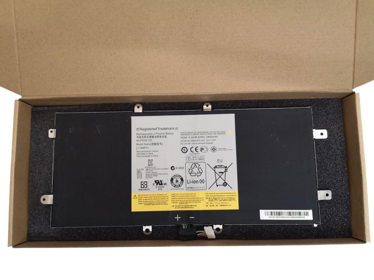 Аккумулятор для Lenovo Yoga Ultrabook 11/11s Series L11M4P13 2840 mAh 42Wh (000012390)