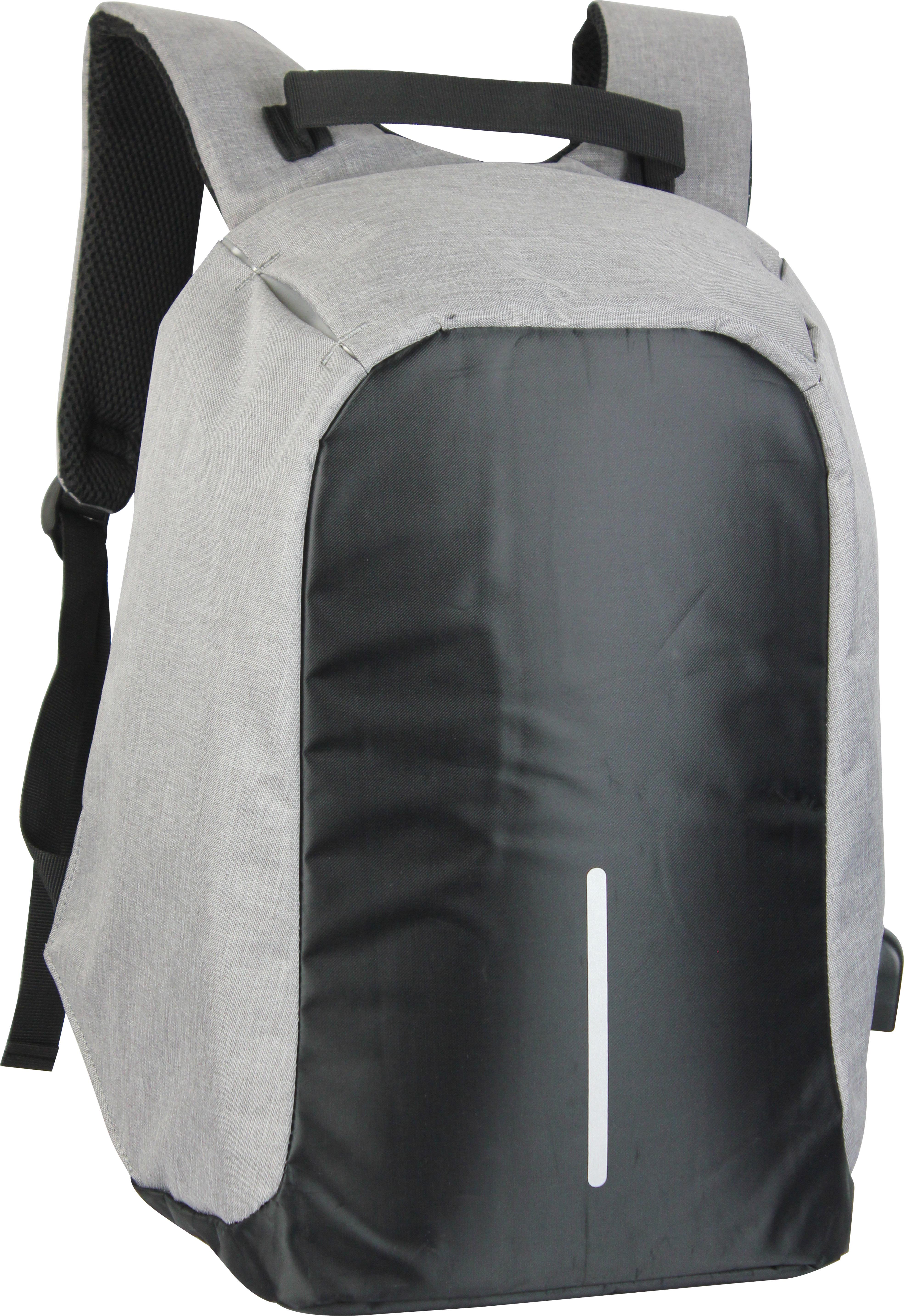 Рюкзак Optima Anti-theft 44х30х11 см 6-15 л Серый (O97482-01)