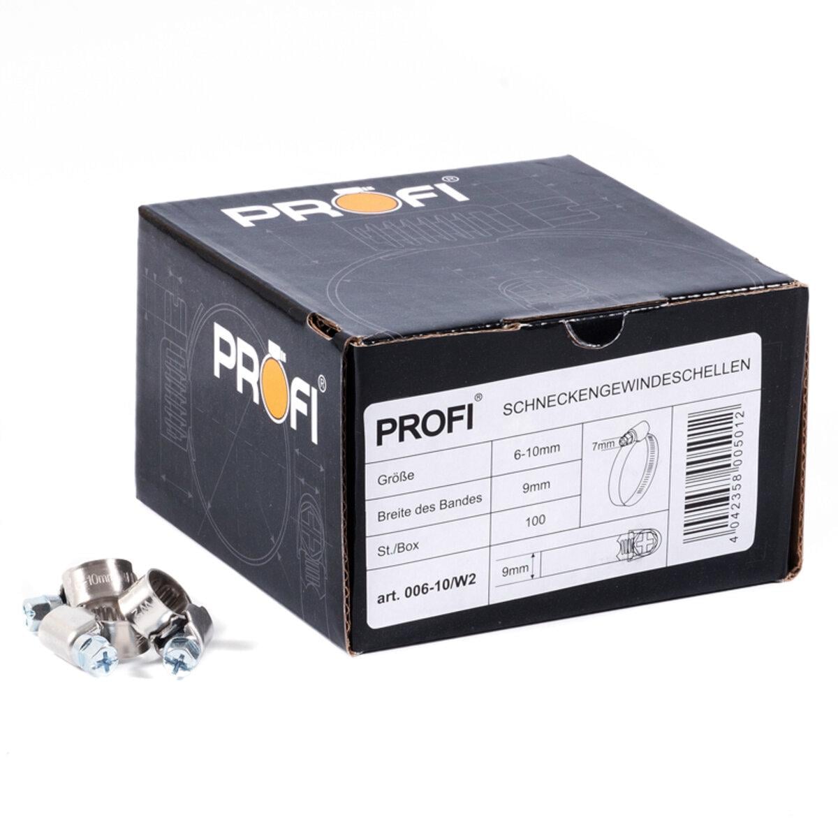 Хомуты Profi 6-10/W2/9 мм/100 шт.
