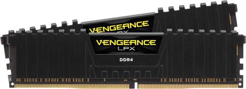 Оперативная память Corsair Vengeance LPX DDR4 2x16GB/3200 Black (CMK32GX4M2E3200C16) - фото 2 Оперативная память Corsair Vengeance LPX DDR4 2x16GB/3200 Black (CMK32GX4M2E3200C16) - фото 2