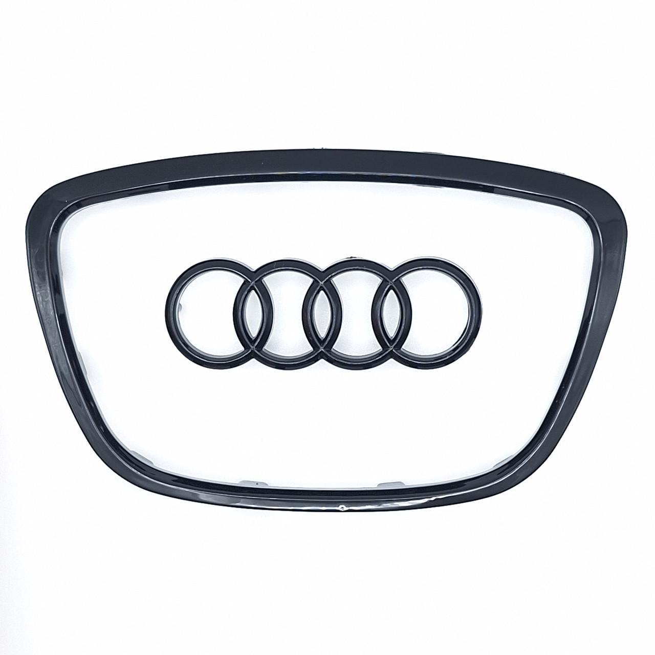 Емблема керма Audi 112х67х2 мм Чорний глянцевий (2325788671)