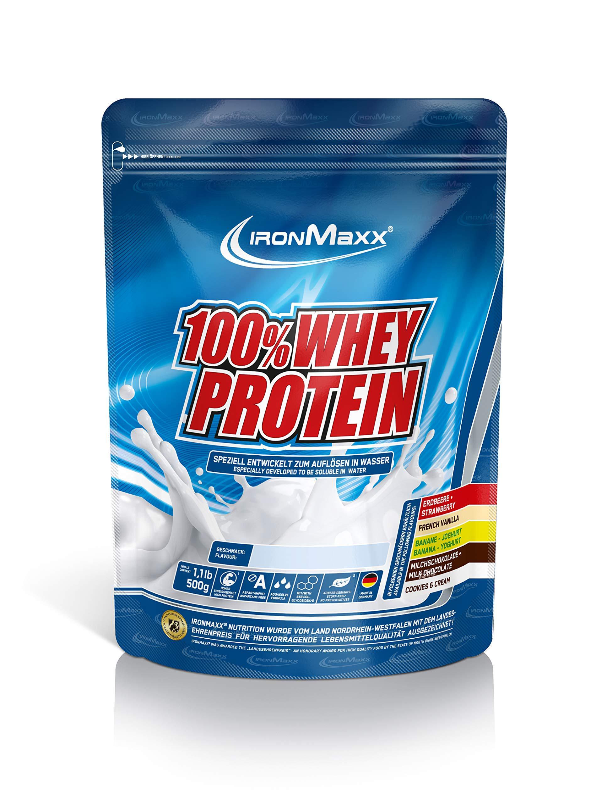 Протеїн Ironmaxx 100% Whey Protein 500 g Raspberry