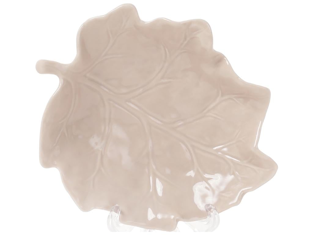 Блюдо порцелянове Лист 15 см Бежевий (BDI-727-108) Блюдо порцелянове Лист 15 см Бежевий (BDI-727-108)