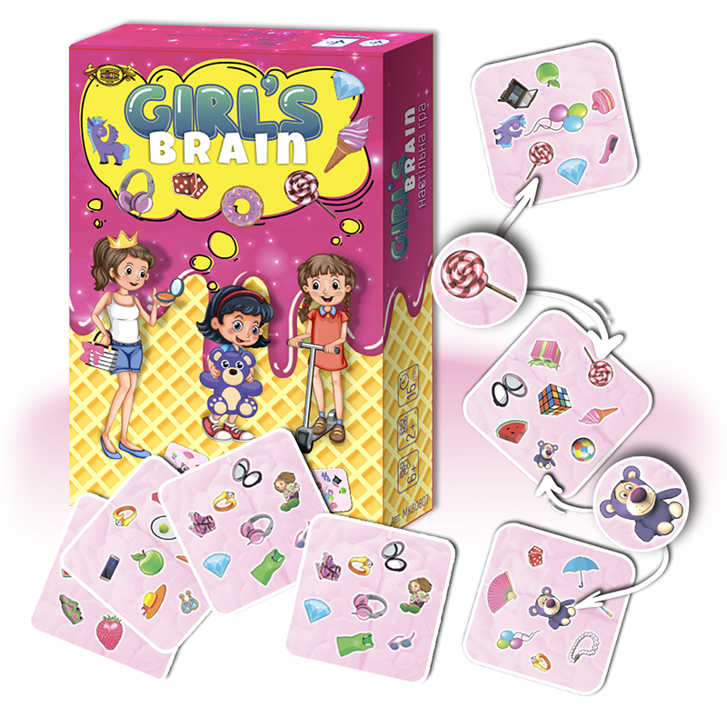 Настольная игра Мастер GIRL'S BRAIN Разноцветный (SR-113-N-537)