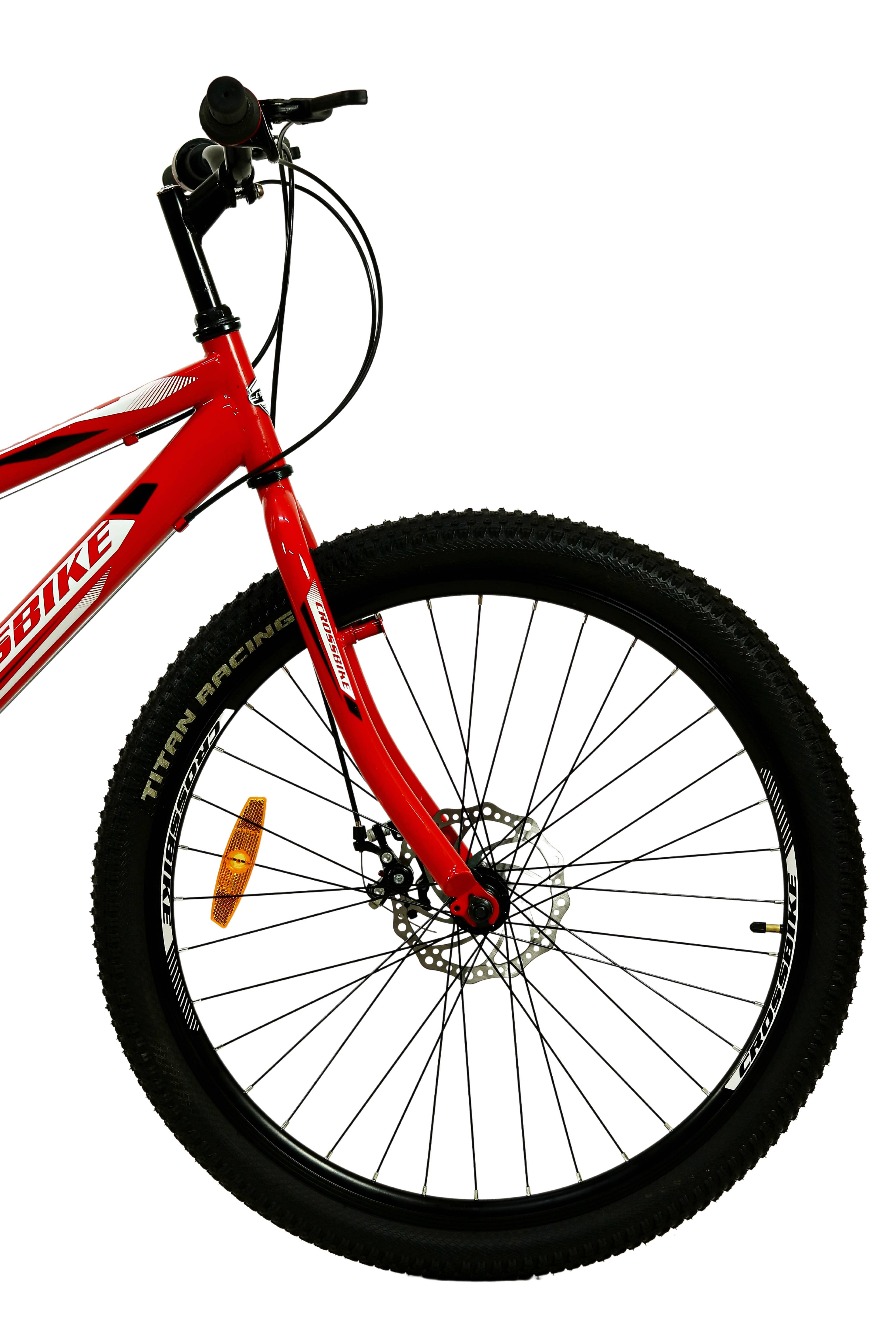 Велосипед CROSSBIKE Spark D 26" 13" Красный - фото 2 Велосипед CROSSBIKE Spark D 26" 13" Красный - фото 2