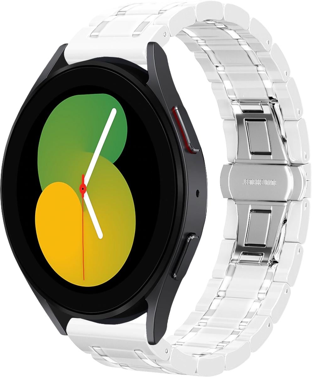 Ремешок керамический Ceramo для Galaxy Watch 5 40 мм White (29195-29)