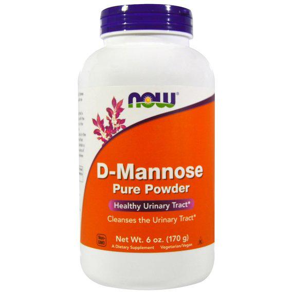 Урологічний препарат NOW Foods D-Mannose Pure Powder 6 ун. 170 г 85 порцій