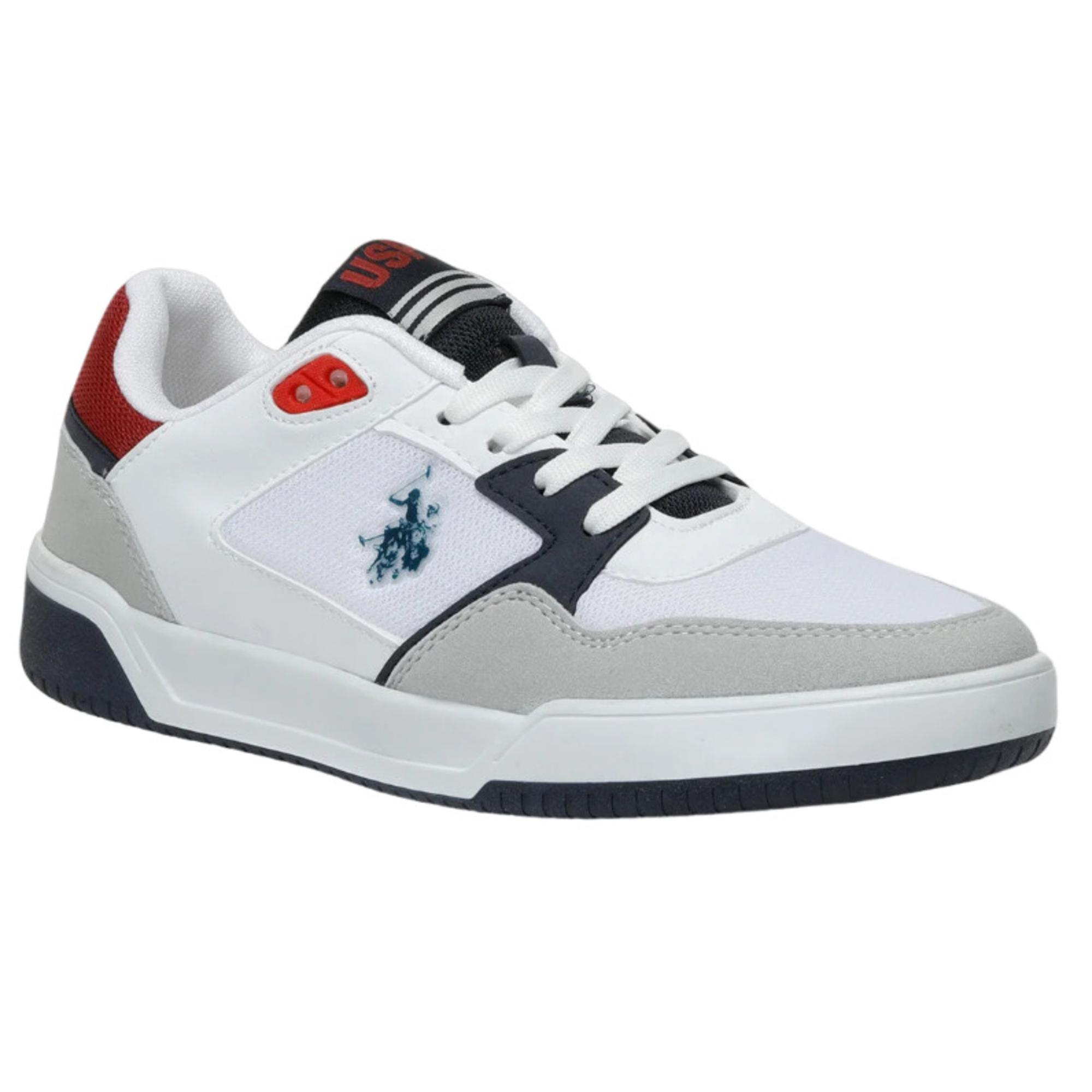 Кеди весняні чоловічі U.S. POLO ASSN. р. 43 білий (80066-43)