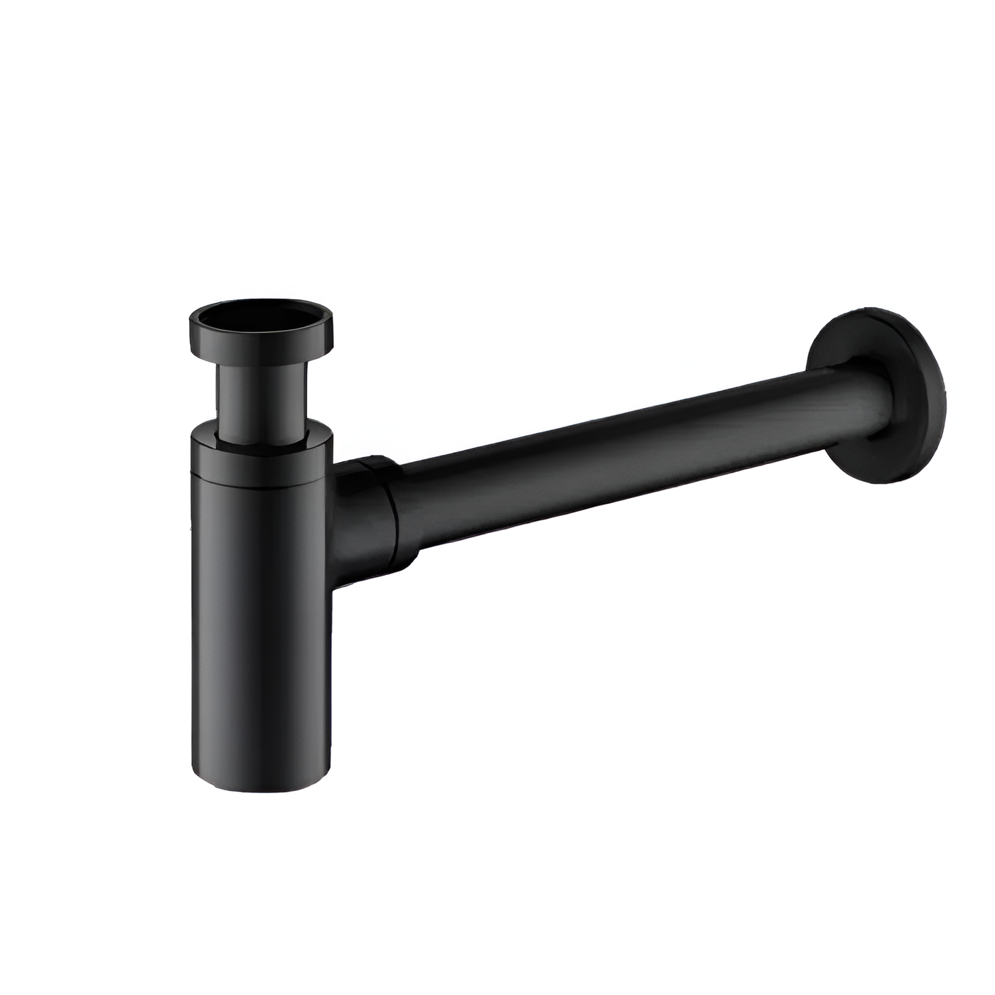 Сифон для раковини Frap F82-7 під клапан донний Чорний (SQ-1037703)