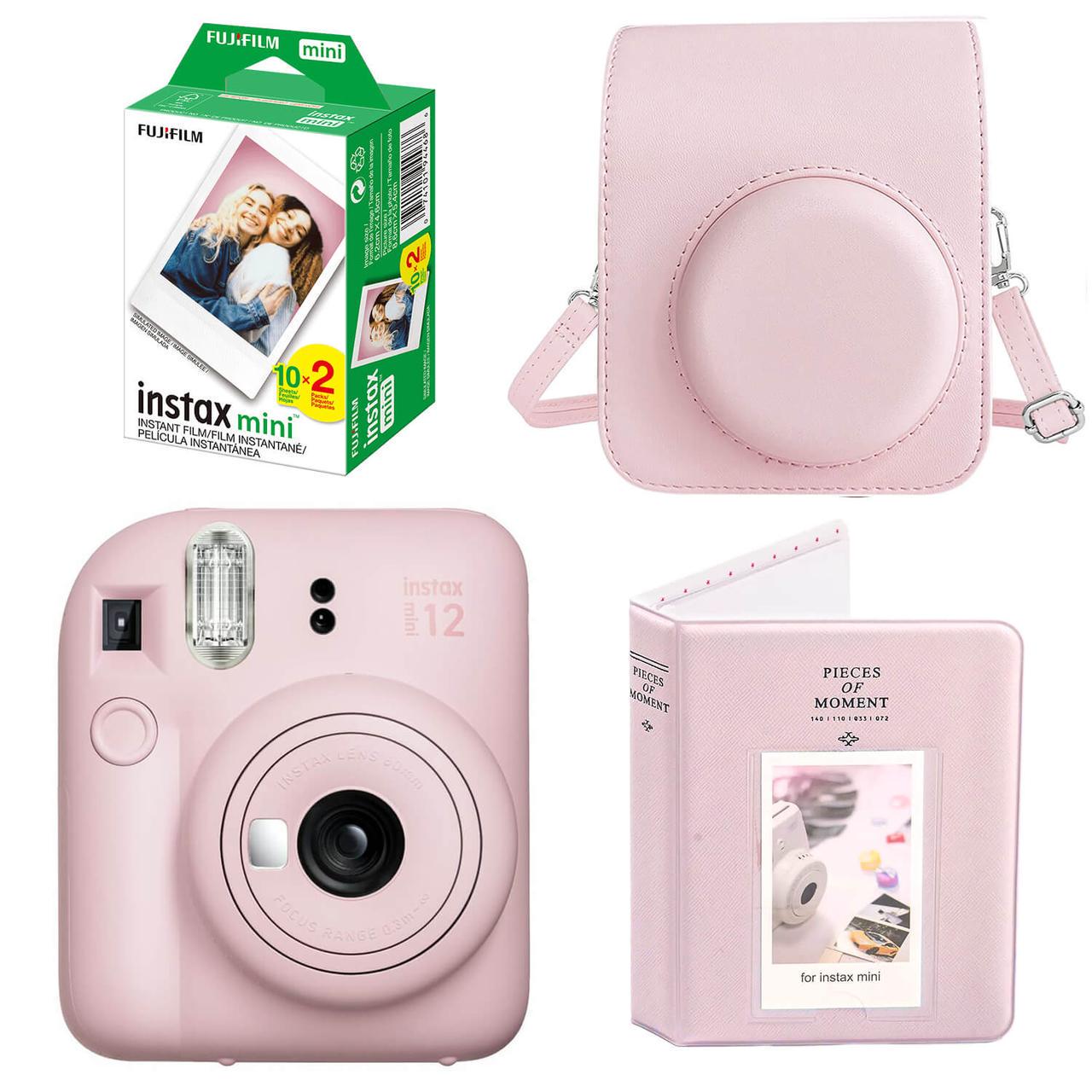 Подарунковий набір Fujifilm Instax Mini 12 фотопапір 20 шт./чохол/фотоальбом 64 фото Рожевий - фото 2 Подарунковий набір Fujifilm Instax Mini 12 фотопапір 20 шт./чохол/фотоальбом 64 фото Рожевий - фото 2
