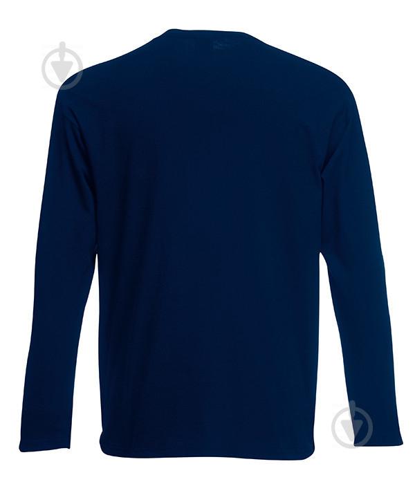 Жіночий лонгслів Fruit of the Loom Valueweight long sleeve S Темно-синій (0610380AZS) - фото 2