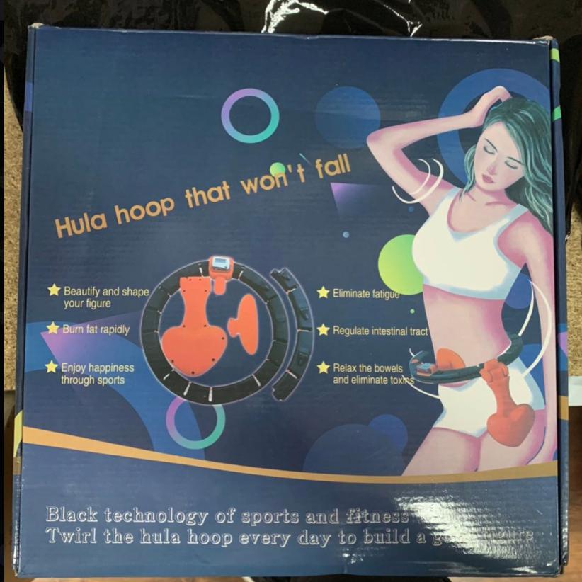 Обруч-хулахуп массажный разборный Massaging Hula Hoop Exerciser черный (130256) - фото 3 Обруч-хулахуп массажный разборный Massaging Hula Hoop Exerciser черный (130256) - фото 3