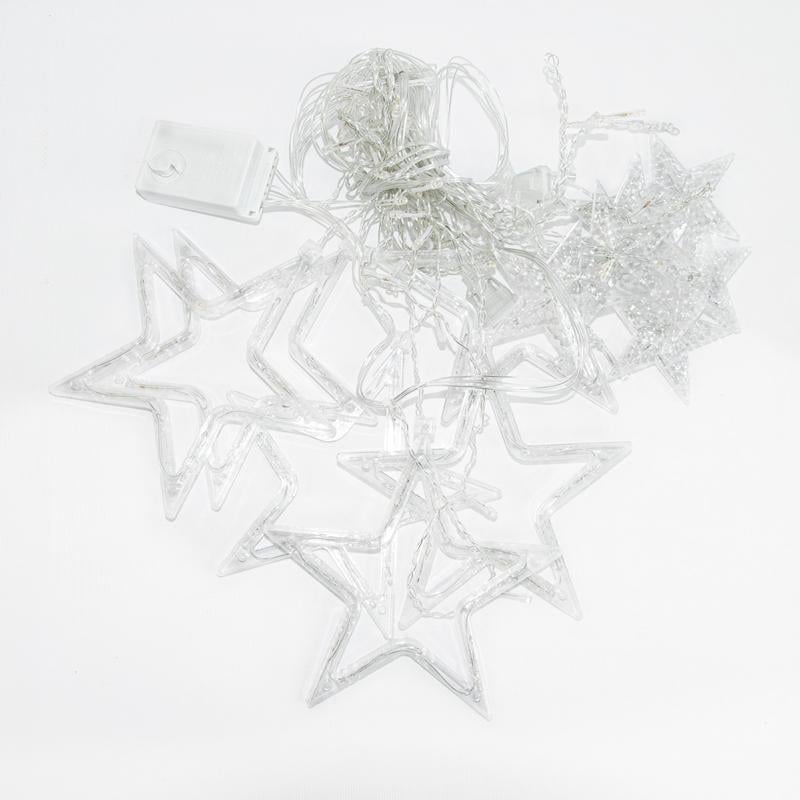 Гирлянда Xmas Star Curtain 12 W 300x80x50 см Белый (556146)