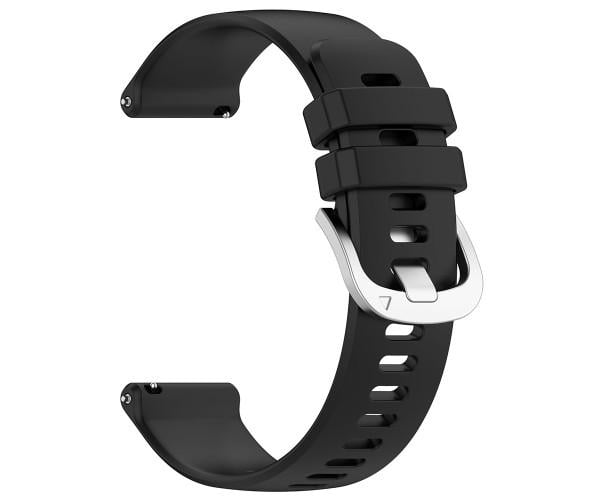 Ремешок Silicone для смарт-часов Amazfit Bip 6 22 мм Черный