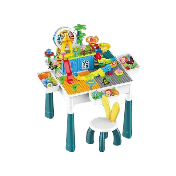 Набор игровой столик с конструктором/стульчиком и колесом обзора (HX 839-85 B) Набор игровой столик с конструктором/стульчиком и колесом обзора (HX 839-85 B)