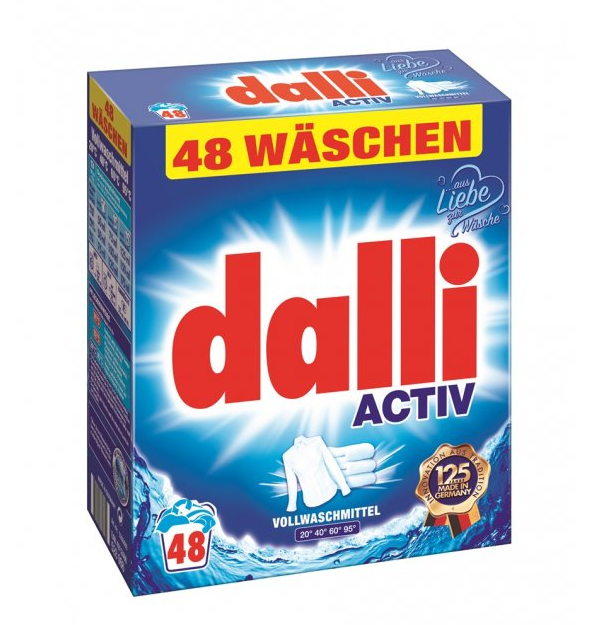 Порошок стиральный Dalli Active Vollwaschmittel 3,12 кг