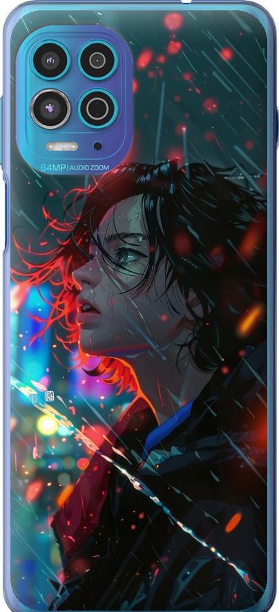 Чехол на Motorola Edge S Ночные огни (6096u-2860-42517)