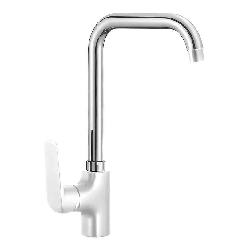 Смеситель для кухни MIXXUS Oregon 014-G Nut Белый (MI5795)