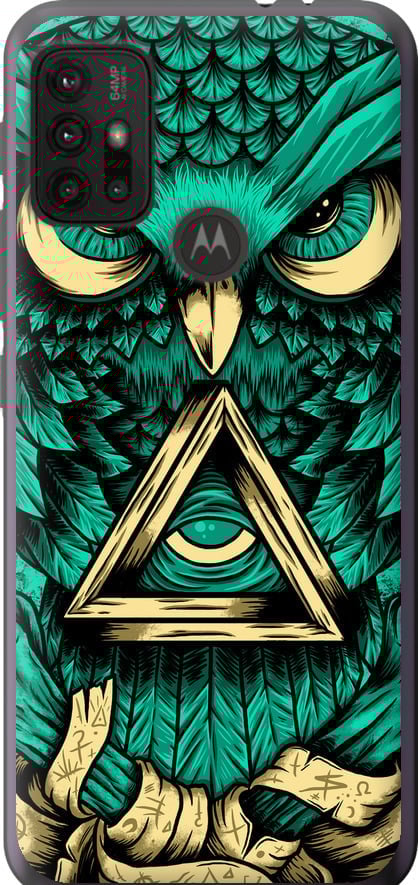 Чехол на Motorola Moto G10 Сова Арт-тату (3971u-2319-42517)