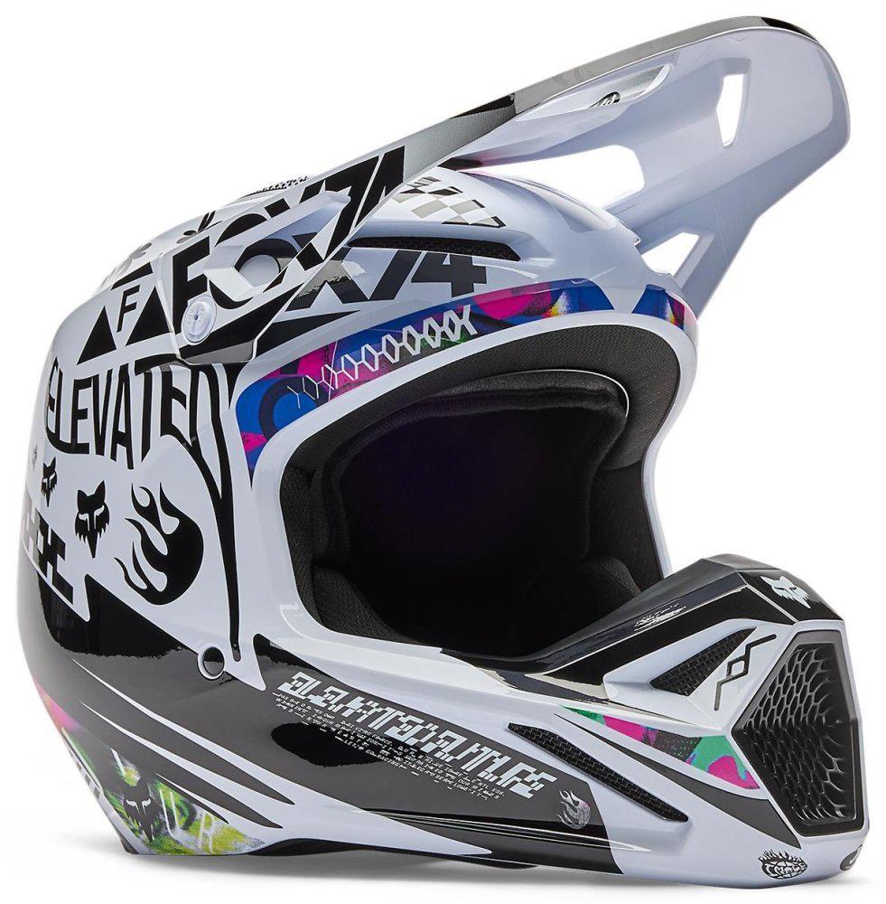 Мотошлем Fox V1 Helmet IMAGE COSMO XL White (51506)