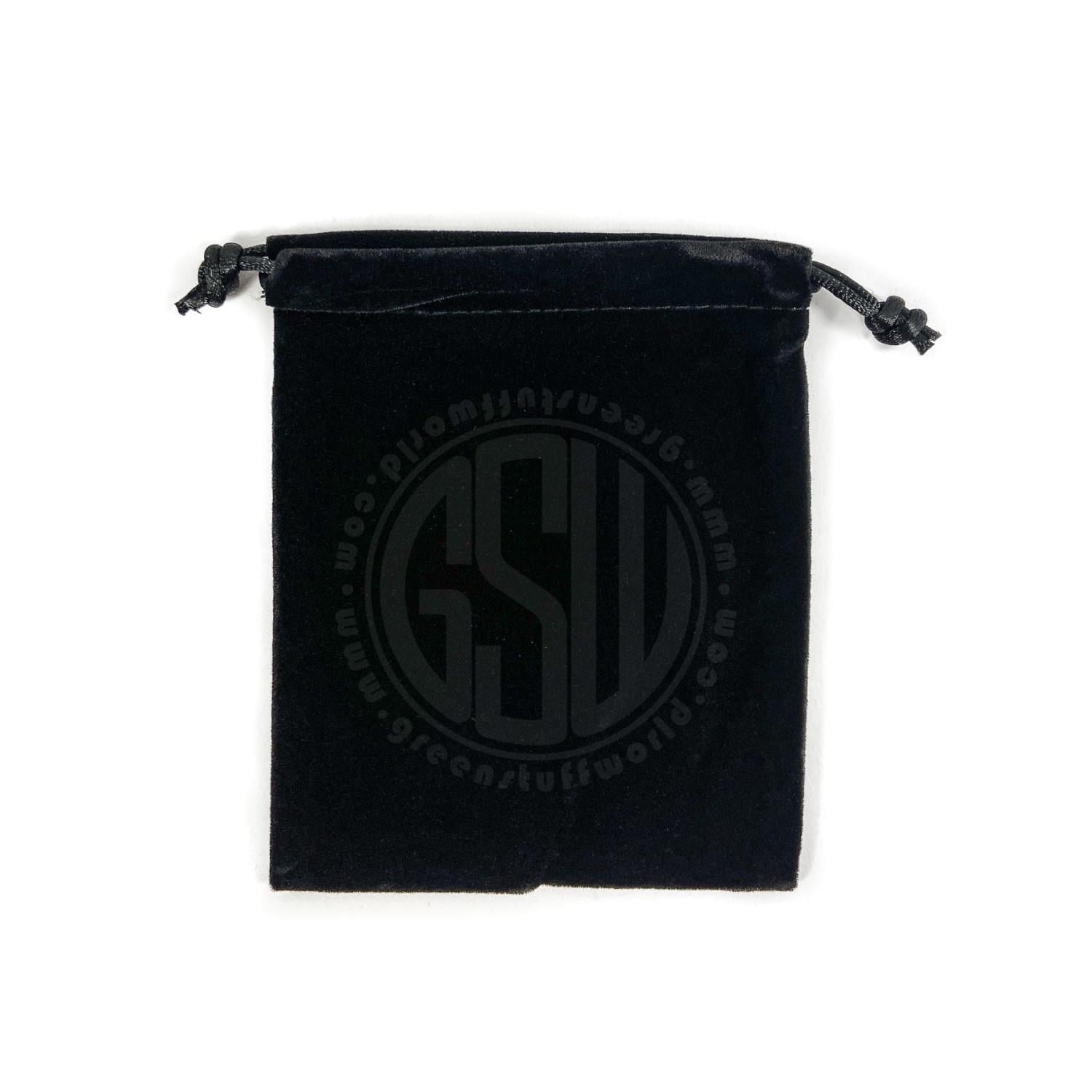 Мешочек для дайсов GSW Small Velvet Black Pouch 10x12 см