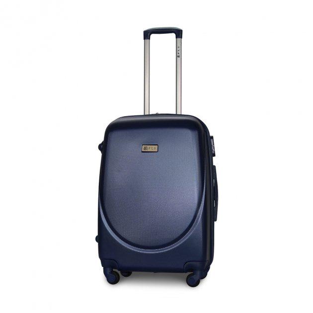 Валіза пластикова Fly 310 M на 4 колесах Синій (CEKRBFL310MS4SIN) - фото 2
