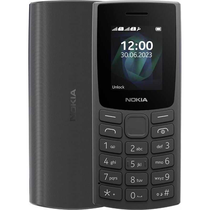 Мобильный телефон Nokia 105 SS 1 sim 2023 Charcoal (1GF019EPA2C01)