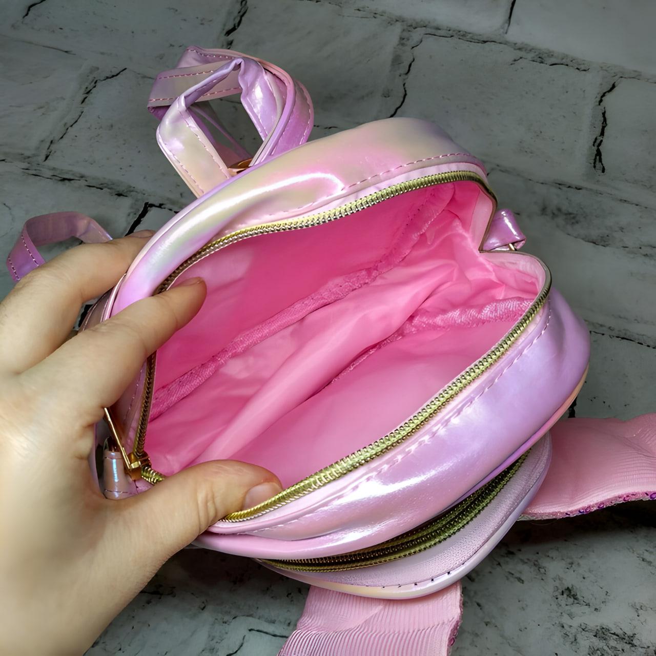 Детский рюкзак с крыльями Розовый (24-486) - фото 4 Детский рюкзак с крыльями Розовый (24-486) - фото 4