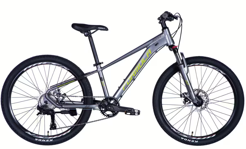 Велосипед Formula 24" ZEPHYR 3.0 AL рама 12" DD CS 2026 gray/green